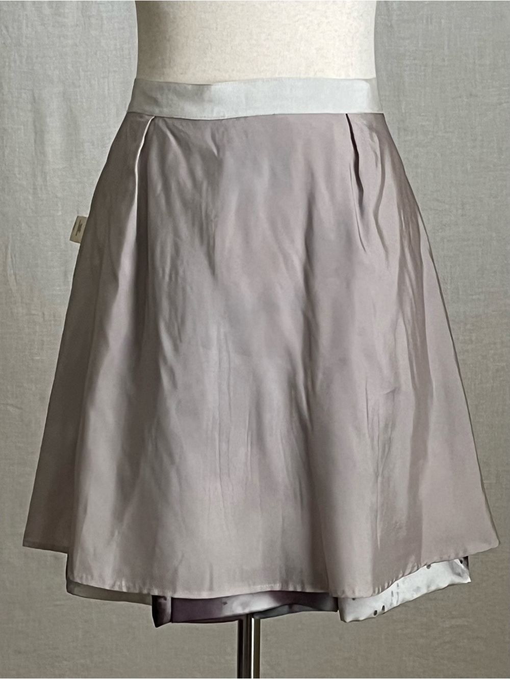 Cluny - Silk Mini Skirt - M - Picture 9 of 14